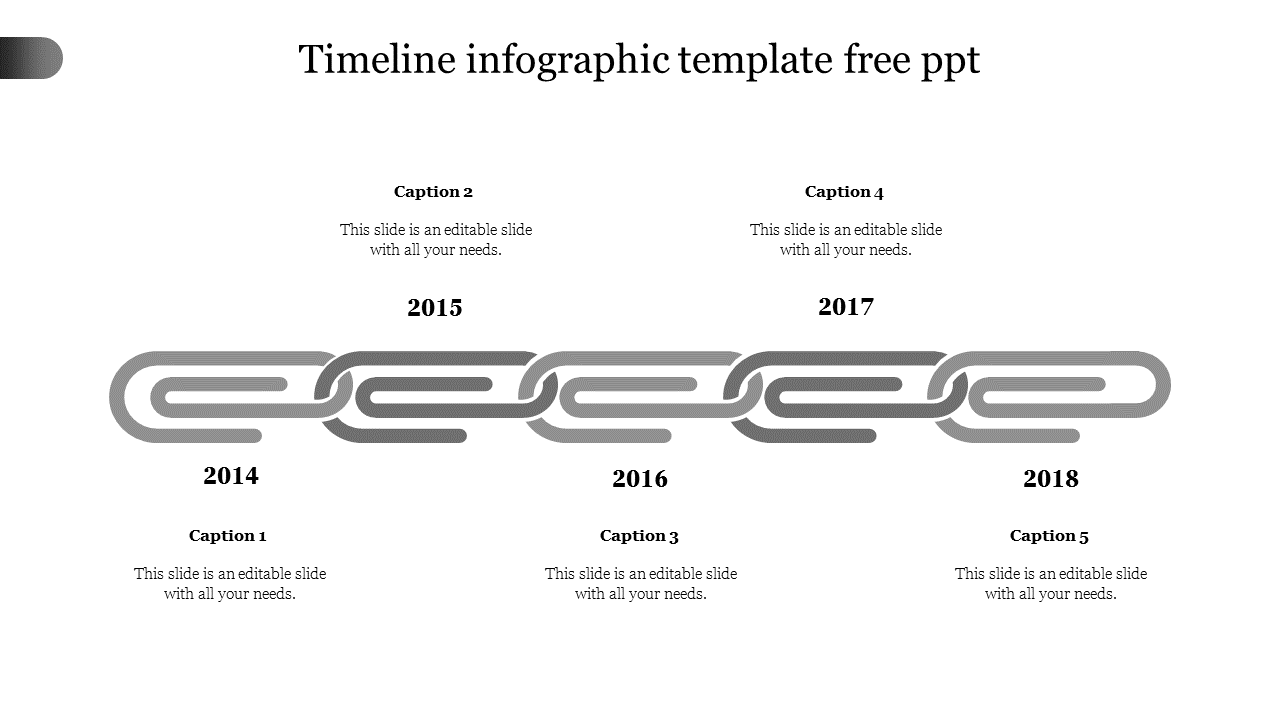 timeline infographic template ppt-5-Gray